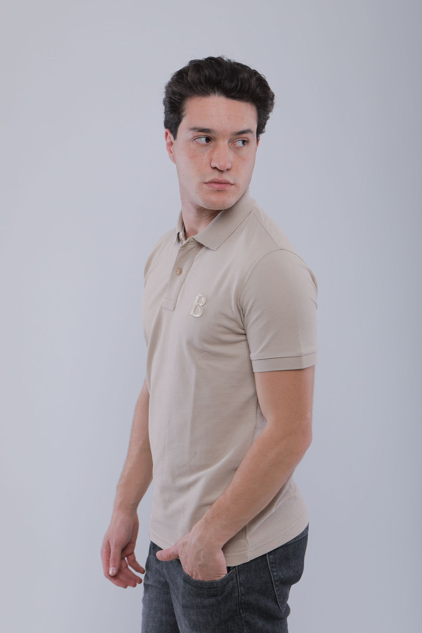 Polo Slim En Piqué