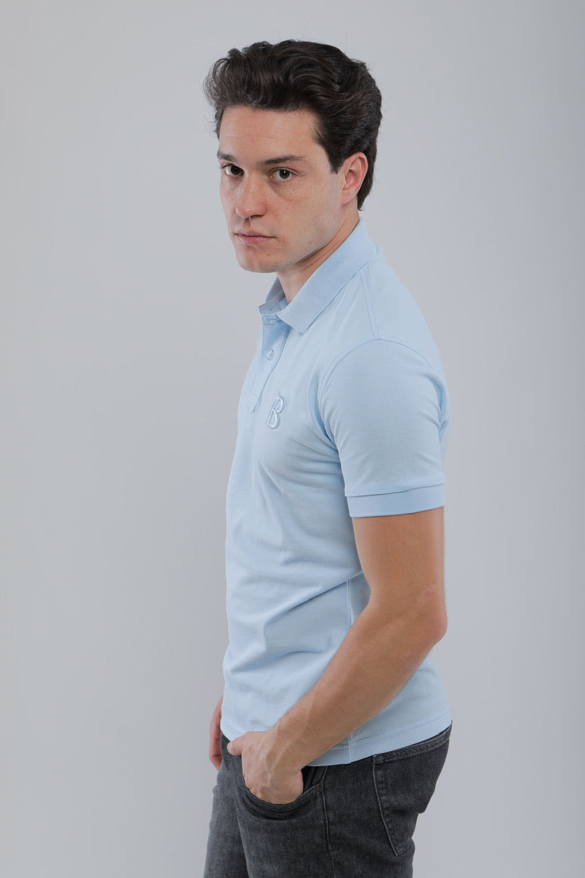 Polo Slim En Piqué