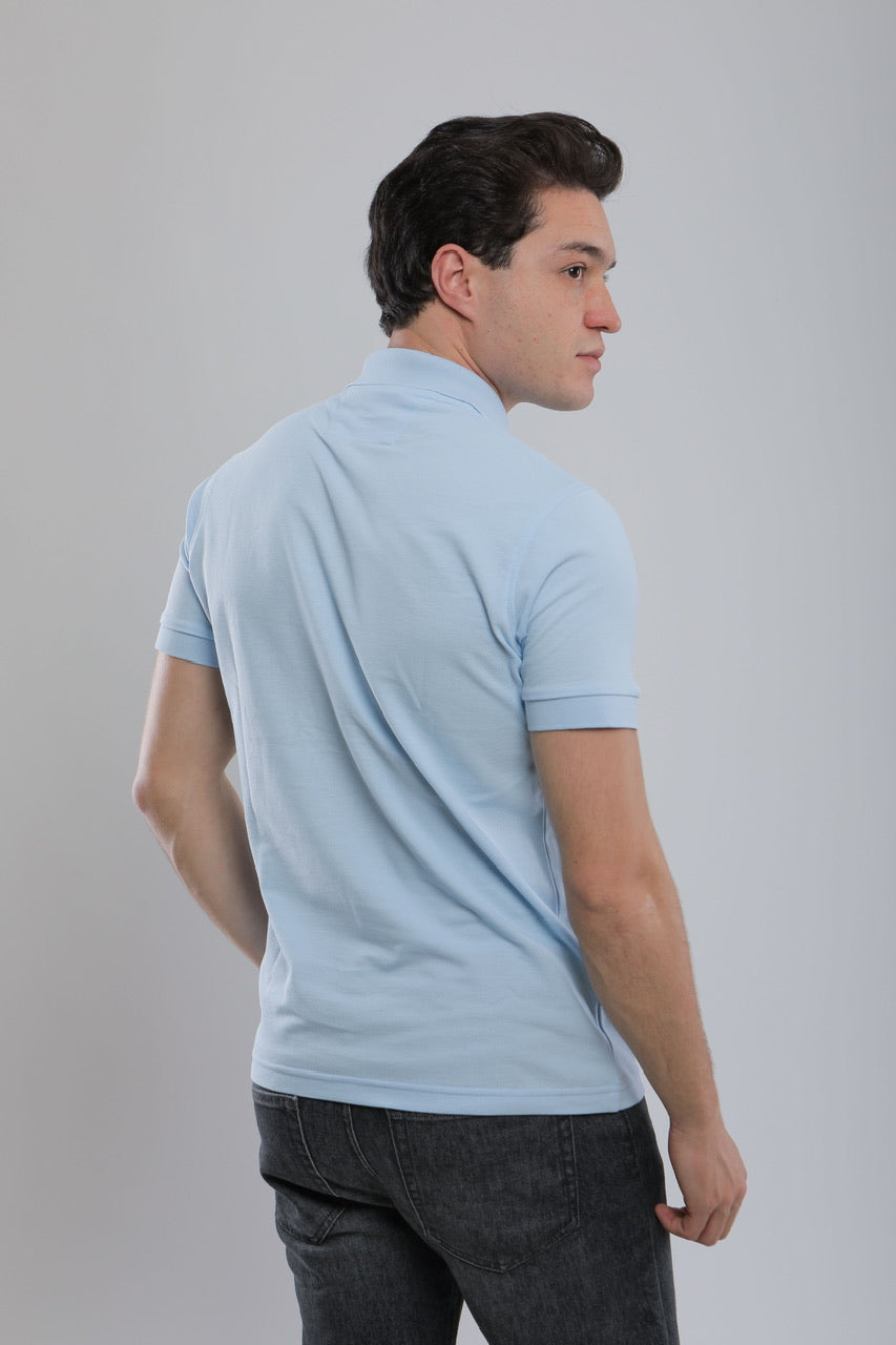Polo Slim En Piqué
