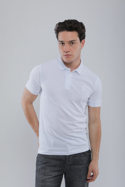 Polo Slim En Piqué