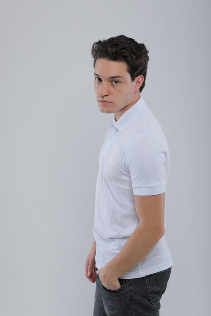 Polo Slim En Piqué