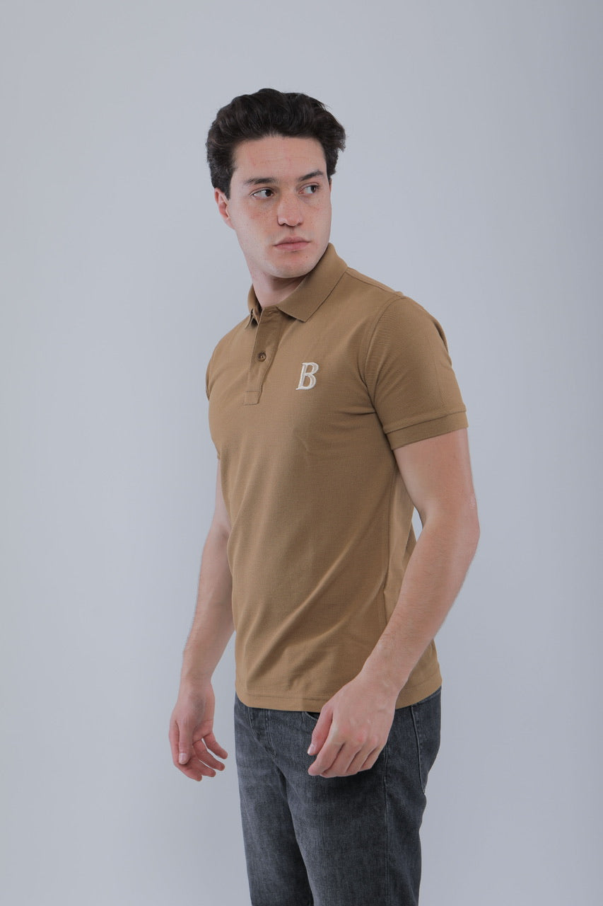 Polo Slim En Piqué