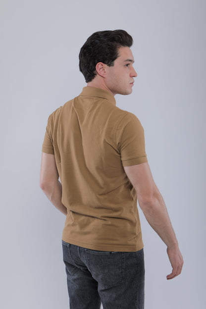 Polo Slim En Piqué