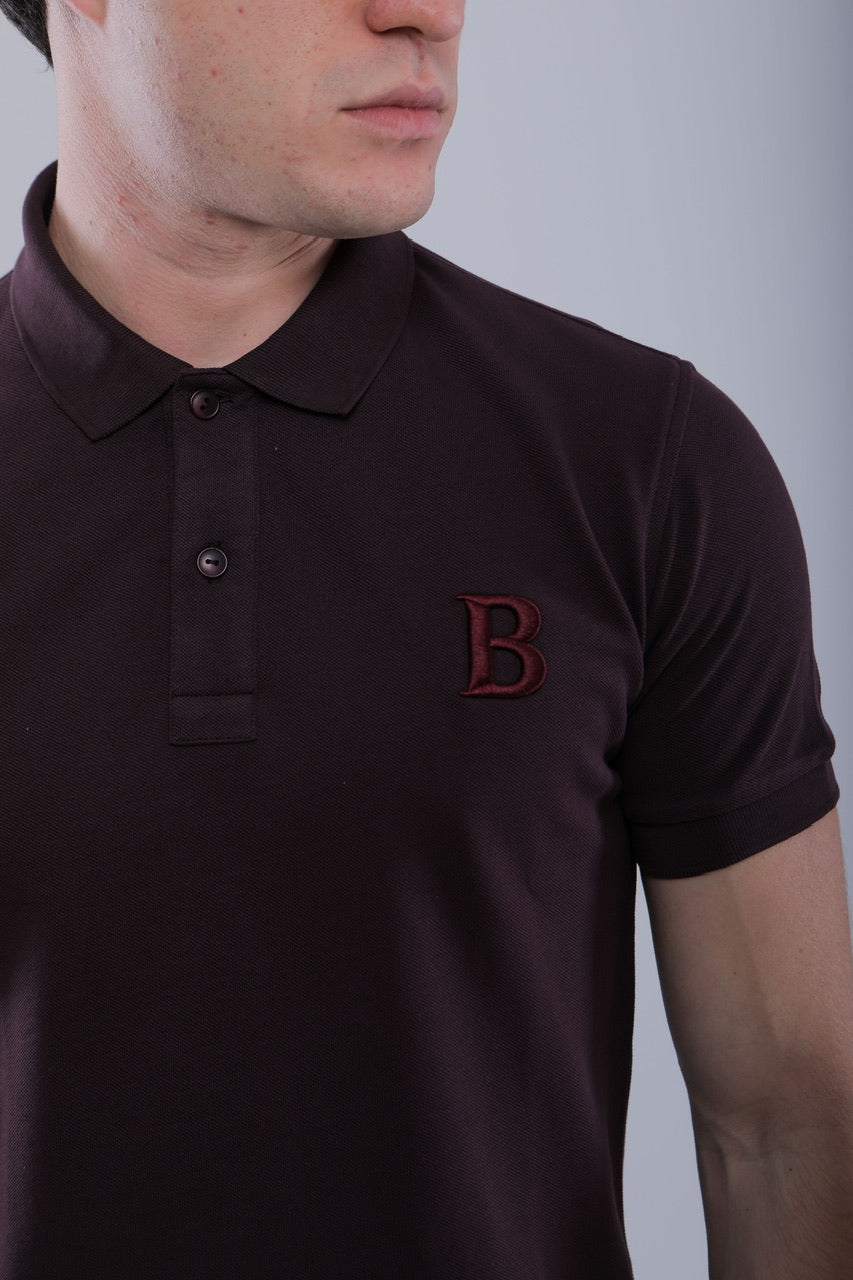 Polo Slim En Piqué