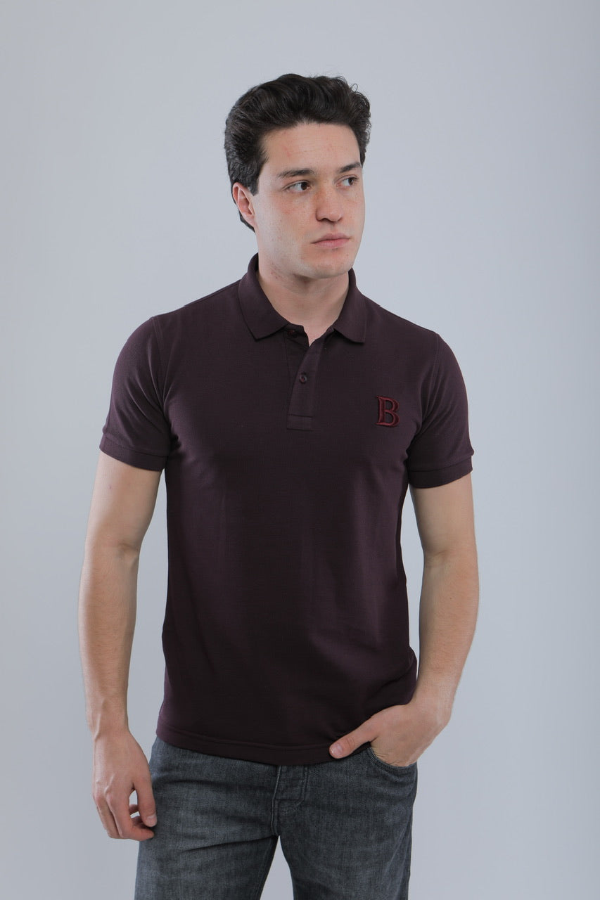 Polo Slim En Piqué