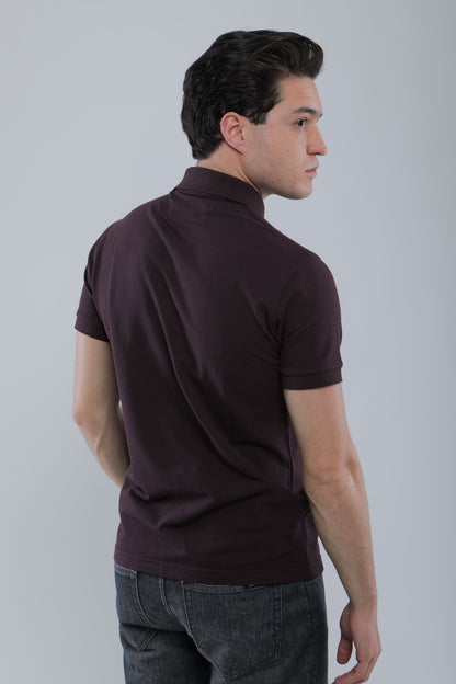 Polo Slim En Piqué