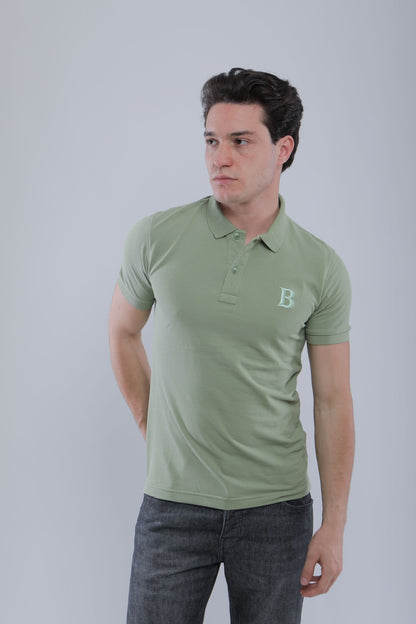 Polo Slim En Piqué