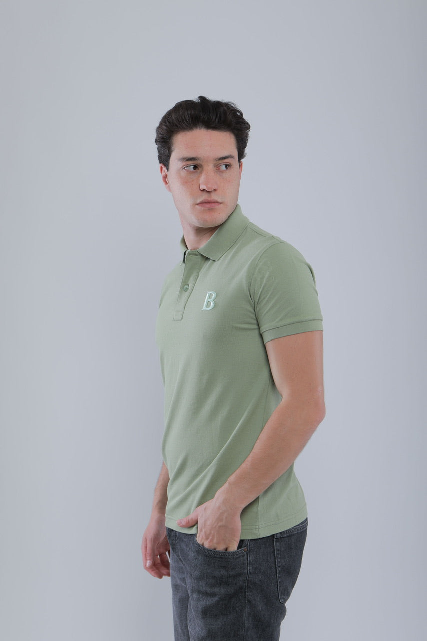 Polo Slim En Piqué