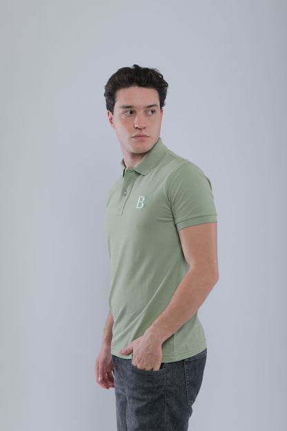 Polo Slim En Piqué