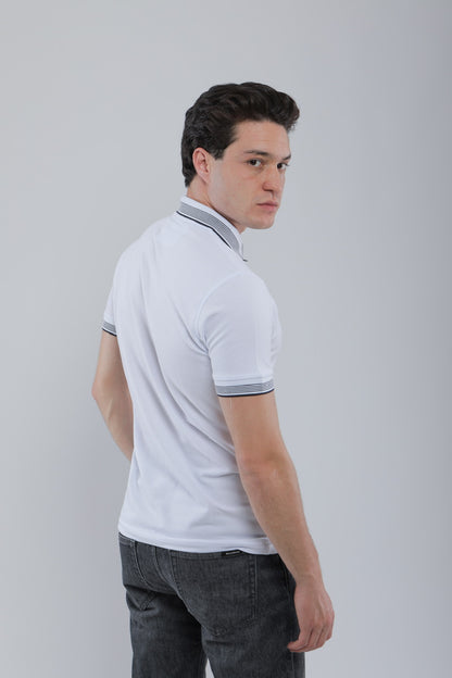 Polo Slim En Piqué