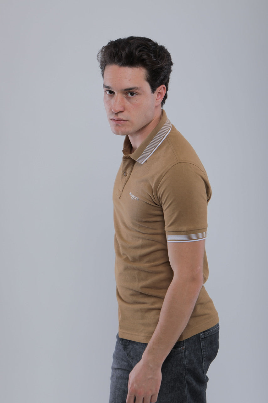 Polo Slim En Piqué