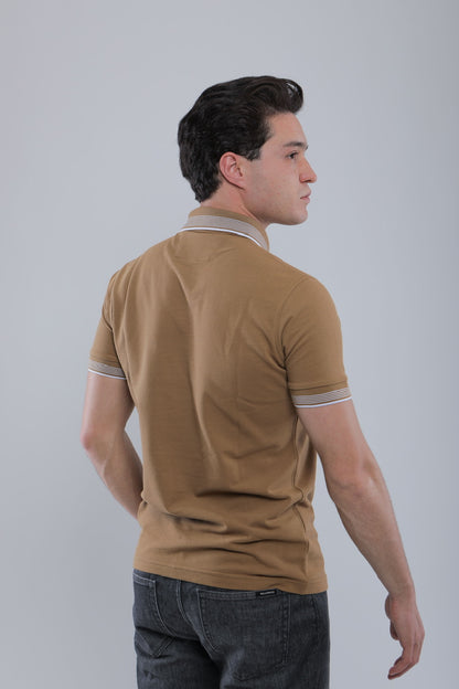 Polo Slim En Piqué