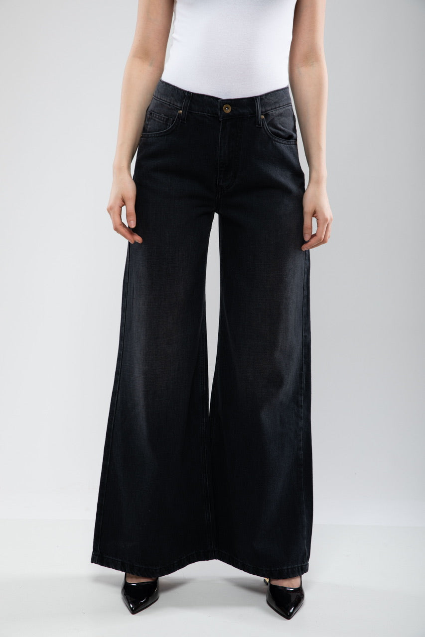 Jean Wide Leg Taille Haute