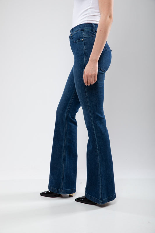Jean Flare Taille Haute