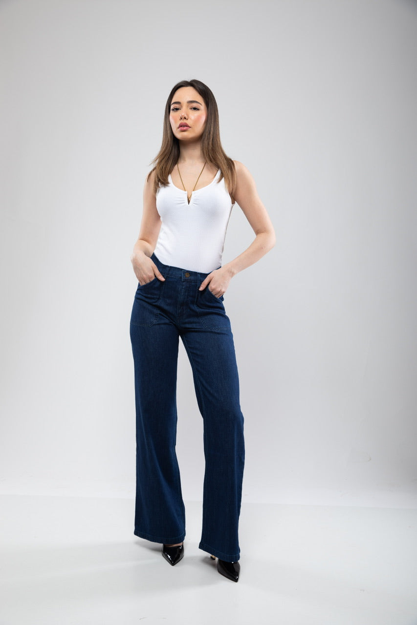 Jean Wide Leg Comfort