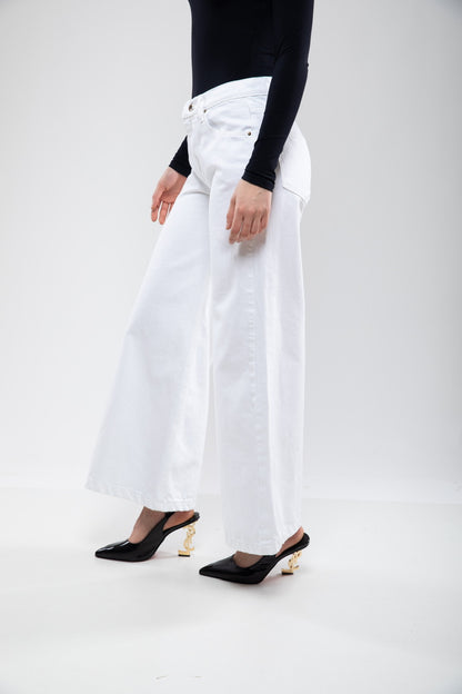 Jean Wide Leg Taille Haute