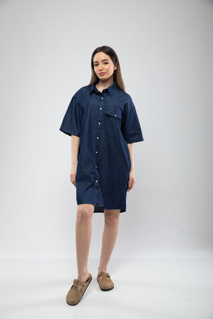 Robe Chemise Denim Oversize