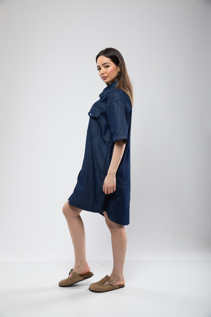 Robe Chemise Denim Oversize
