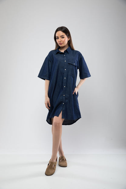 Robe Chemise Denim Oversize