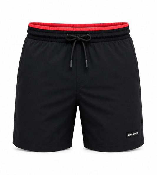 Short De Bain Mi-Long Avec Cordon De Serrage