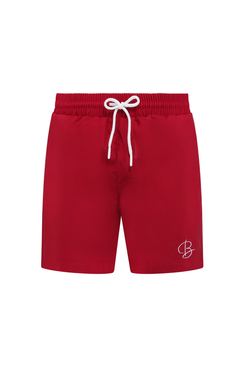 Short De Bain Mi-Long Avec Cordon De Serrage