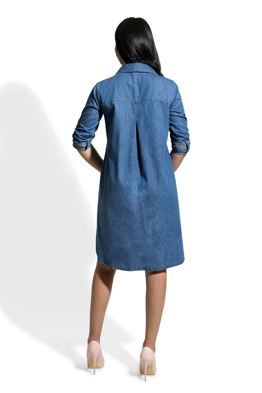 Robe-Chemise En denim