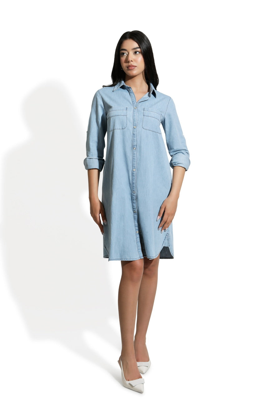 Robe-Chemise En denim