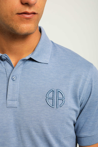 Polo Slim En Piqué