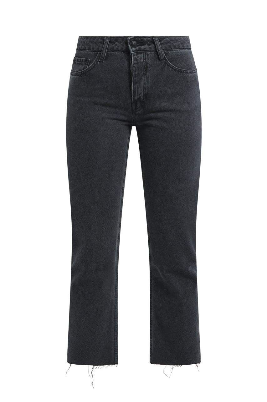 Jean Droit Taille Haute Noir – Billiorich