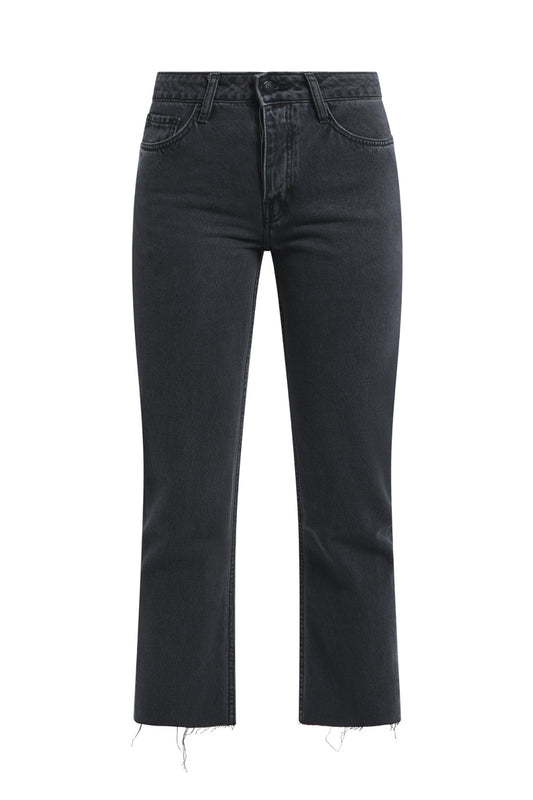 Jean Droit Taille Haute Noir – Billiorich