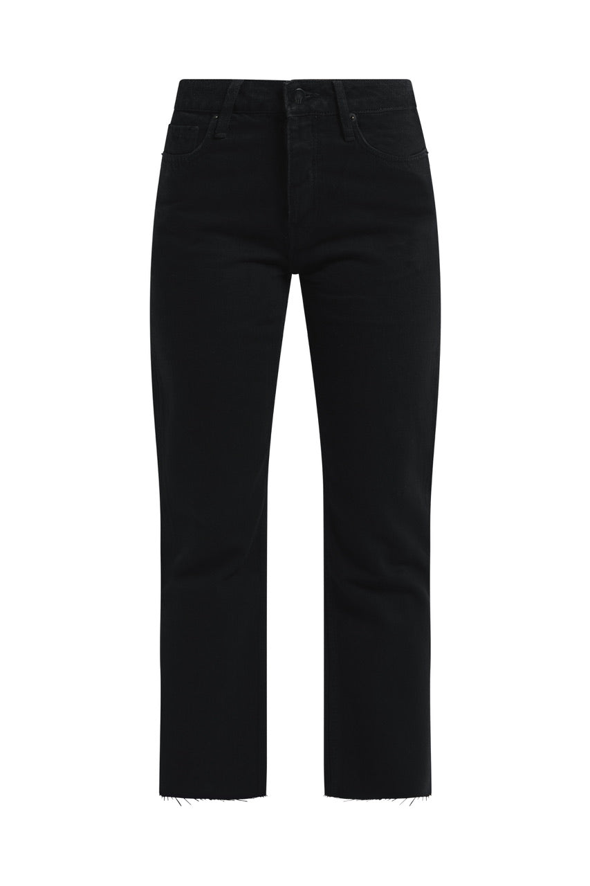 Jean Droit Taille Haute Noir – Billiorich