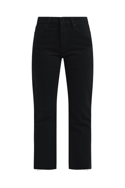 Jean Droit Taille Haute Noir – Billiorich