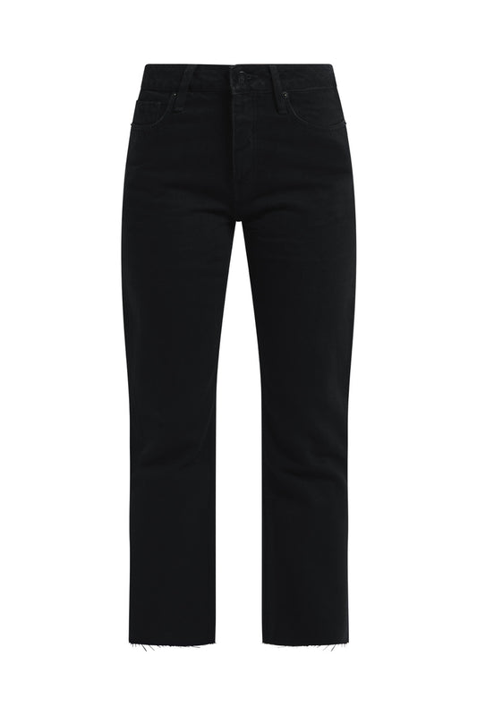 Jean Droit Taille Haute Noir – Billiorich
