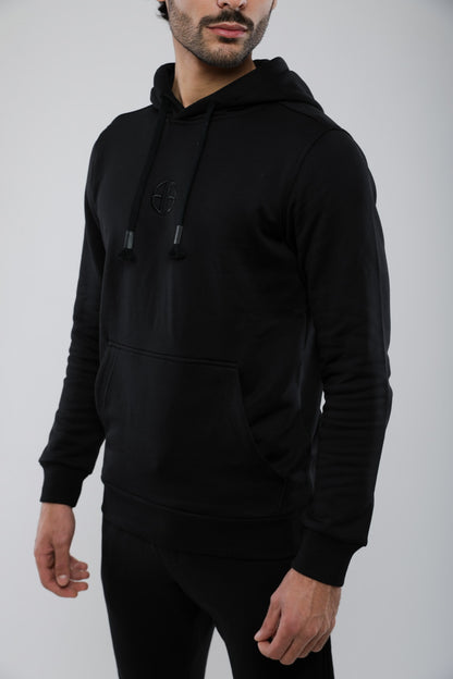Sweat-Shirt À Capuche En Coton