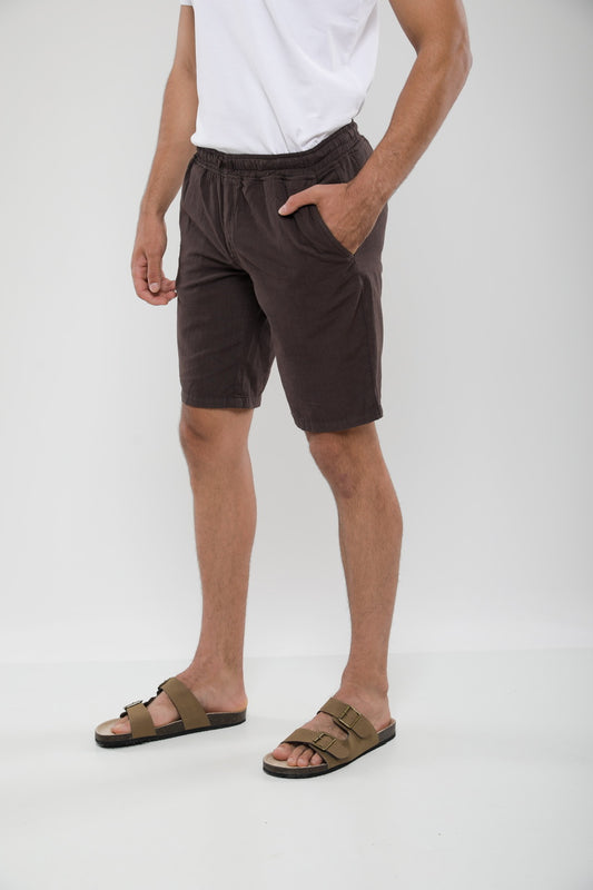 Short léger en lin