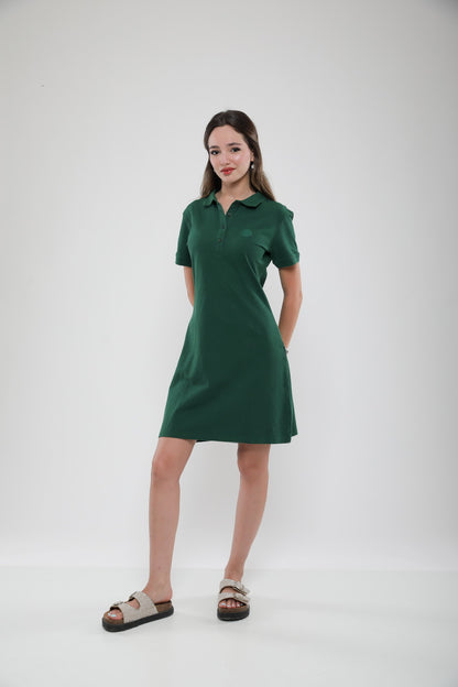 Robe Polo Femme en Piqué