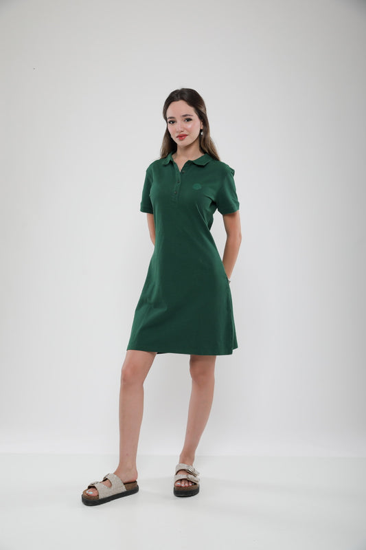 Robe Polo Femme en Piqué