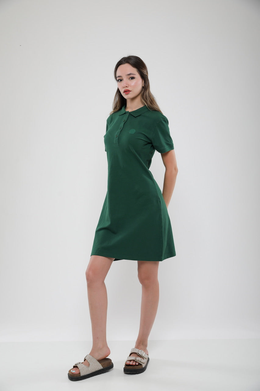 Robe Polo Femme en Piqué