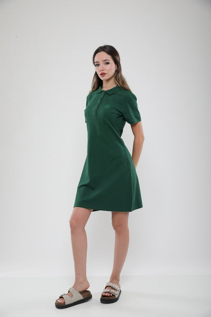 Robe Polo Femme en Piqué