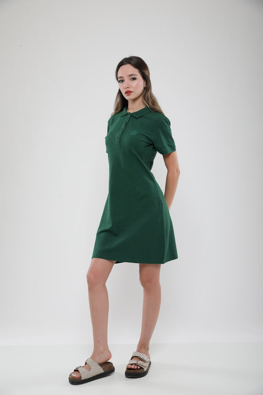 Robe Polo Femme en Piqué