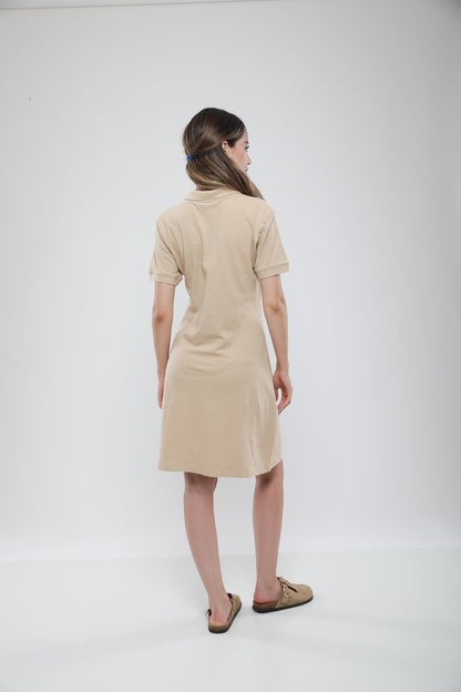 Robe Polo Femme en Piqué