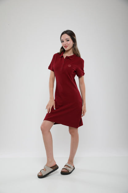 Robe Polo Femme en Piqué