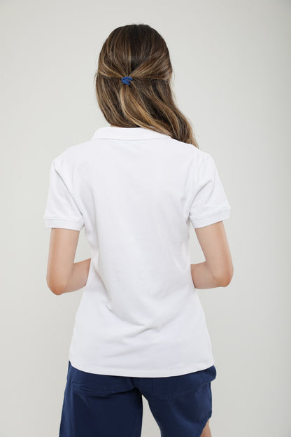 Polo Femme Slim Fit en Piqué de Coton