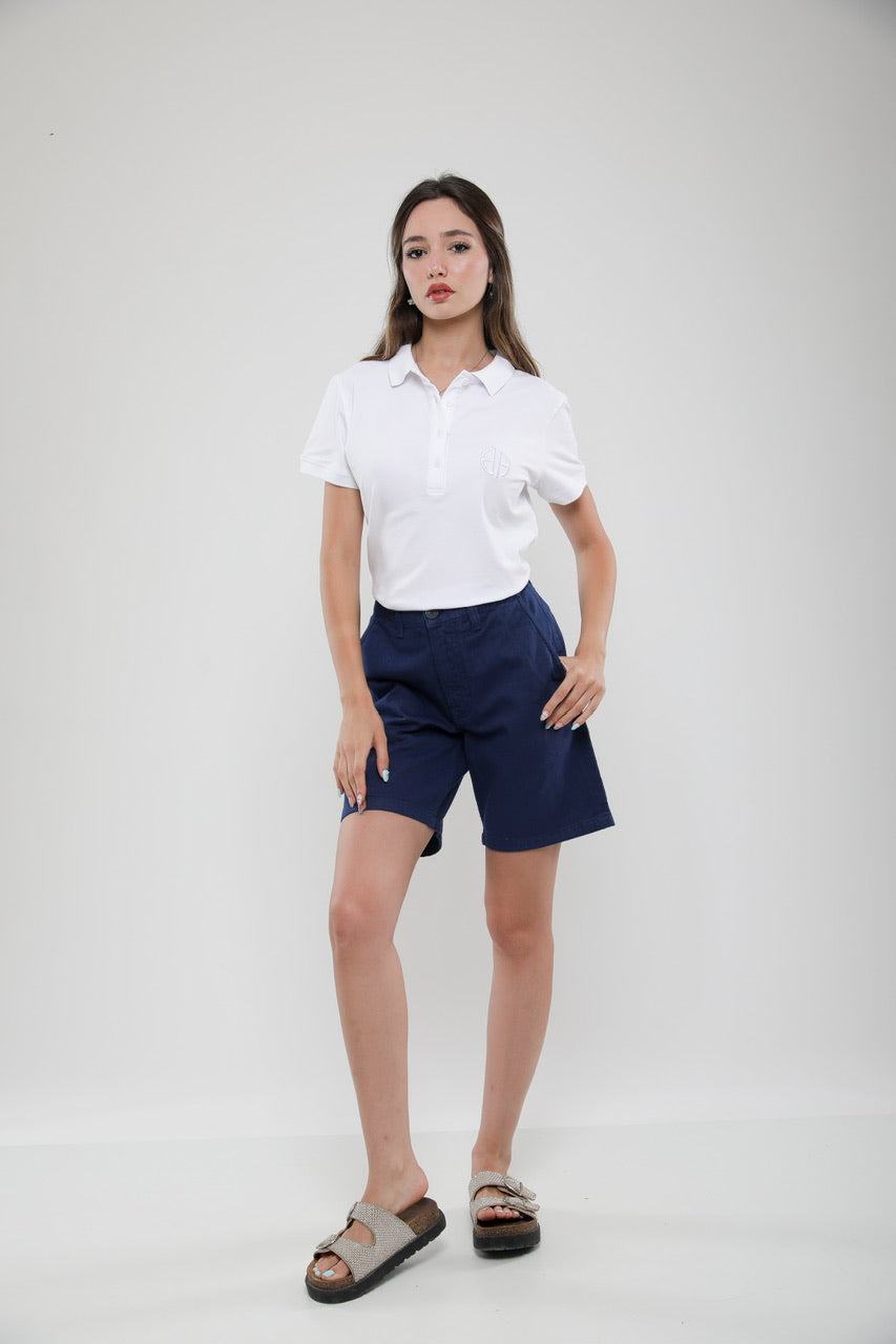 Short Large Femme en Coton