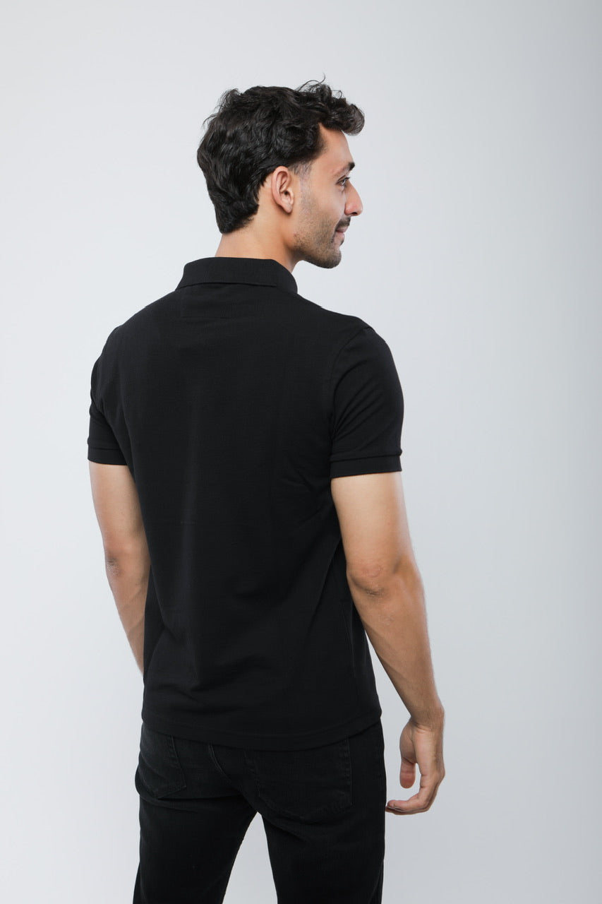 Polo Slim En Piqué