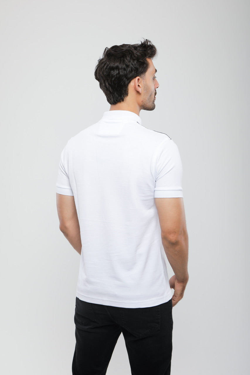 Polo Slim En Piqué