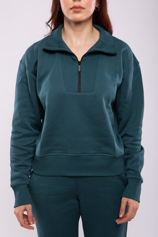 Sweat-shirt Zippé Femme