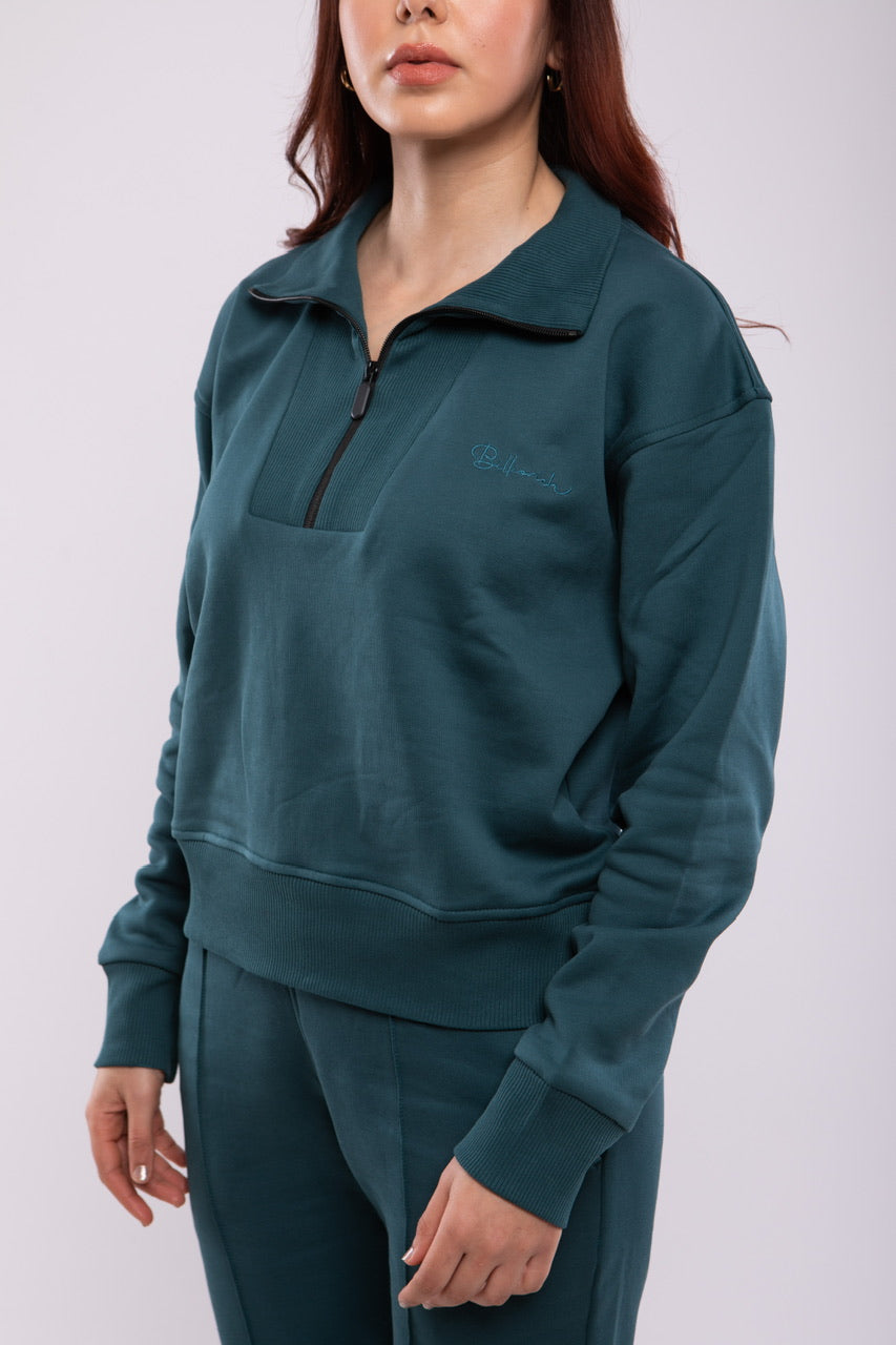 Sweat-shirt Zippé Femme