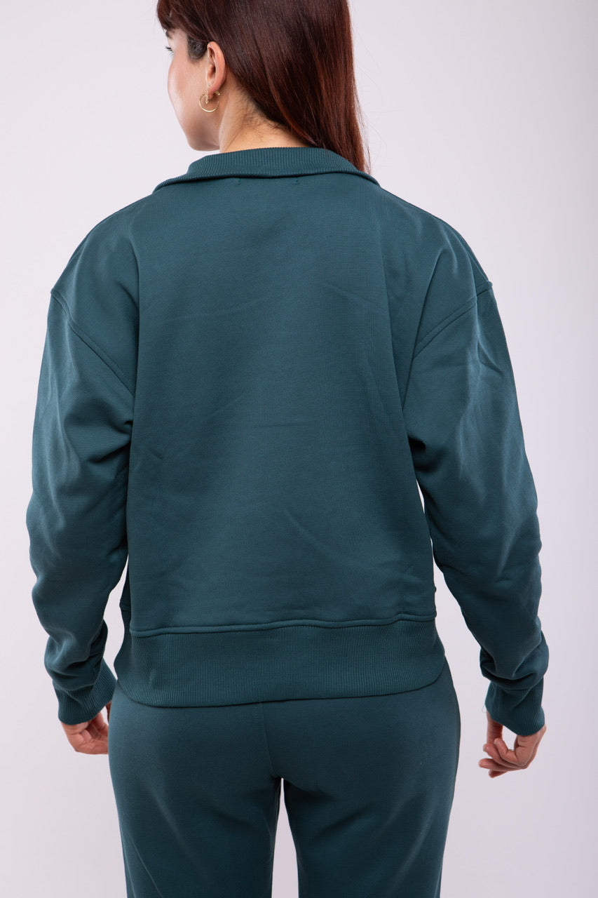 Sweat-shirt Zippé Femme