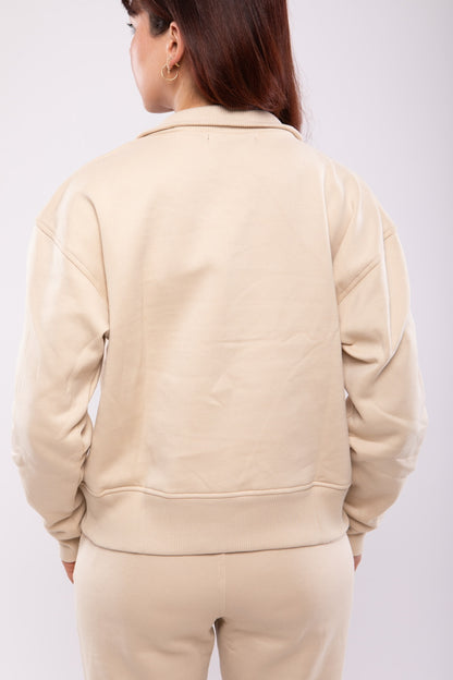 Sweat-shirt Zippé Femme